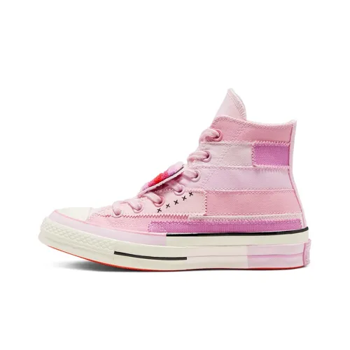 Millie Bobby Коричневый x Converse 1970s Chuck Taylor All Star 70 Hi High Топ Кеды Унисекс Розовый