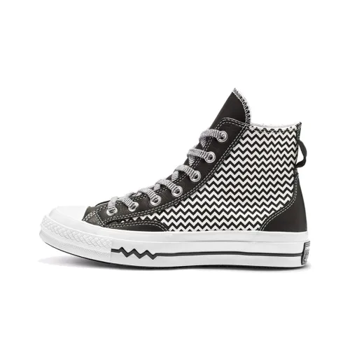 Converse Chuck 1970s Mission V High Топ Высокие Кеды Женские Черный Белый