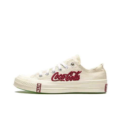 KITH Collaboration x Converse Chuck Taylor All Star Low Топ Кеды Унисекс Бежевый Красный