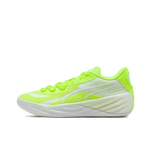 PUMA Все Pro Nitro Баскетбольные кроссовки Low Топ Зеленый Мужской