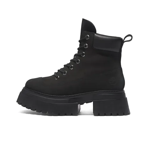 Timberland Azure 6 Дюйм Кружево Вверх Устойчивый к истиранию Crew Аутдор Женские Черный