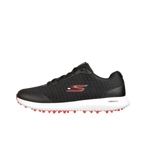 Skechers Go Golf Collection Max FAIRWAY 3 Low Топ Обувь для гольфа Мужская Черная Красная