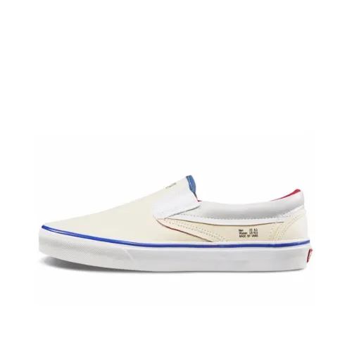 VANS Slip On Series Classic Low Top Canvas Shoes Unisex White