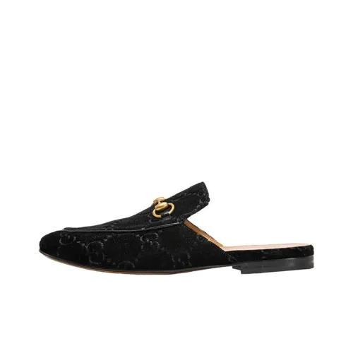 GUCCI Домашние тапочки Женские Черные