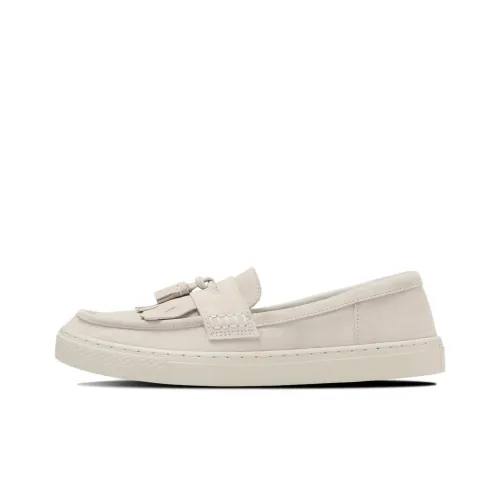 Конверс All Star Coupe Loafer Замша Низкий Топ Кеды Унисекс Экрю Японская Версия