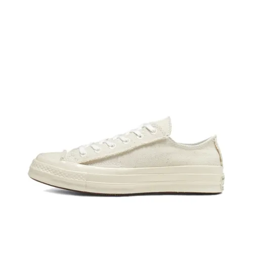 Конверс 1970s Chuck 70 Renew Хлопок Egret Устойчивый к истиранию Поддержка Амортизация Низкий Топ Кеды Унисекс Экрю