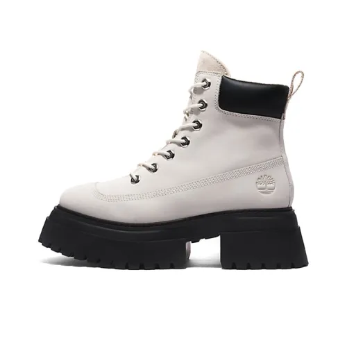 Timberland Addi Tech Azure 6 Дюйм Кружево Вверх Короткий Аутдор Женские Белый Черный