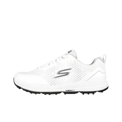 Skechers Go Golf Collection Elite 5 Sport Амортизация Износостойкие Низкие Кеды для гольфа Мужские Белые