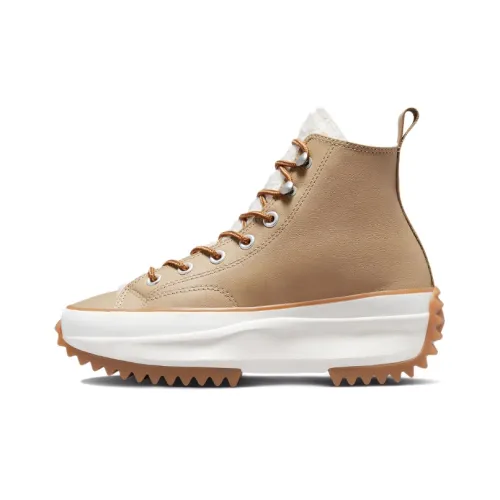 Converse Run Star Hike High Топ Кеды Женские Хаки Коричневый