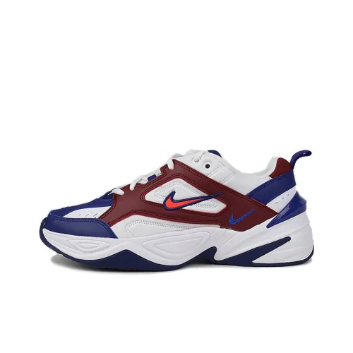 Nike M2K Tekno Shock Absorbers Slip-Resistant Low Top Footwear Cushioned Slippers Unisex White Найк M2K Tekno Shock Absorbers Противоскользящие Низкие Кроссовки С Амортизацией Сланцы Унисекс Белые