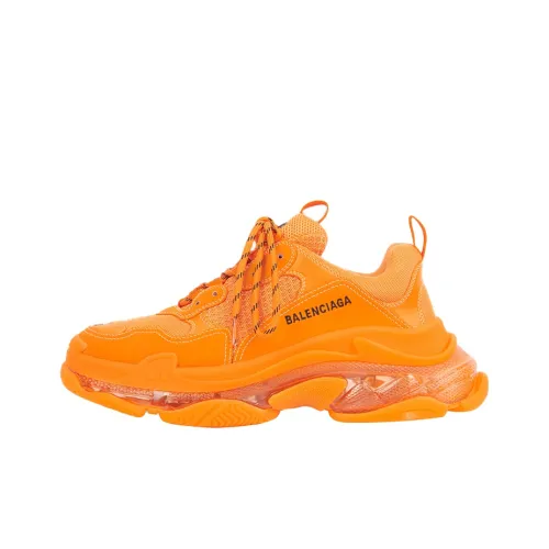 Balenciaga Triple S Low Топ Повседневный Масло-Кроссовки Мужской Оранжевый