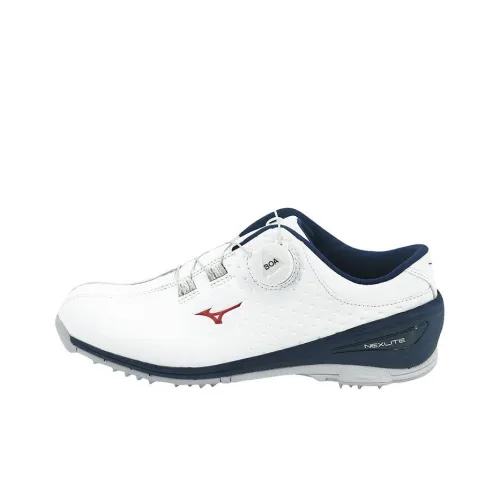 Mizuno GOLF NEXLITE O06 Boaladies Низкий Топ Гольф Обувь Женская Белая Темно-синий