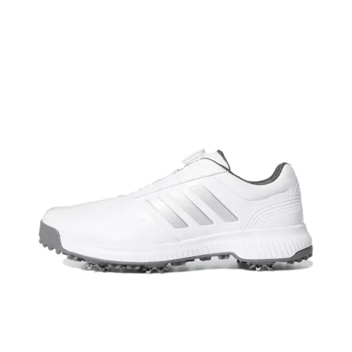 Adidas Cp Traxion BOA Устойчивая к истиранию Низкая Обувь для гольфа Мужская Белая