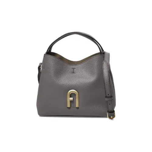 Furla Primula Кожа Сумка через плечо Сумка Мини Женская Бетон Серый
