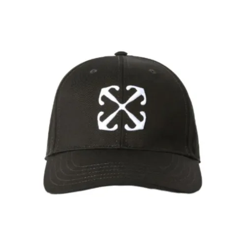 Off Белые Кепки Унисекс Черный