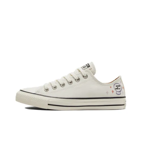 Converse Chuck Taylor All Star 'Mystic World' Износостойкий и Легкий Низкий Топ Кеды Женские Экрю
