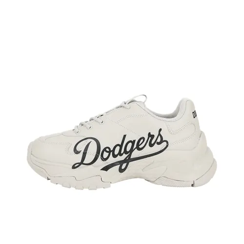 Mlb Base Logo Big Ball Chunky Коллекция Устойчивая к истиранию Увеличение Высоты Низкий Топ Кроссовки с Толстой Подошвой Унисекс Серый