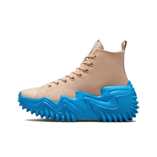 Chase The Drip x Конверс Run Star Motion SGA Платформа Высокие Кеды Унисекс Light Хаки