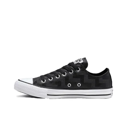 Converse Chuck Taylor All Star Low Top Холст Низкие Кеды Женские Черный Белый