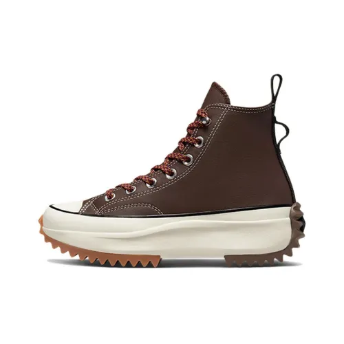 Converse Run Star Hike Платформа Зимний Tones High Топ Кеды Унисекс Коричневый