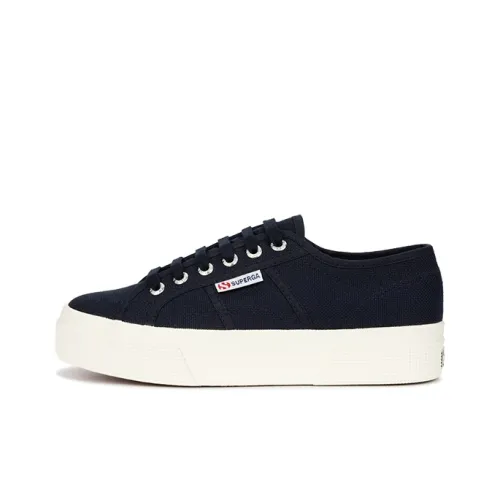 SUPERGA Low-Top Canvas Shoes Black Women's