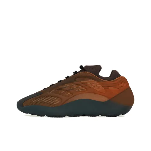 Adidas Originals Yeezy Boost 700 V3 Copper Fade Нерегулярная форма Низкий топ Толстая подошва Кроссовки Унисекс Коричневый Оранжевый