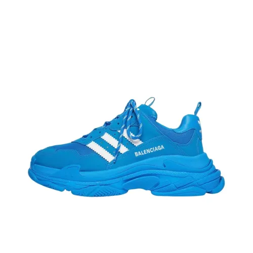 Adidas x Balenciaga Triple S Low Top Athletic Обувь Мужская Синяя