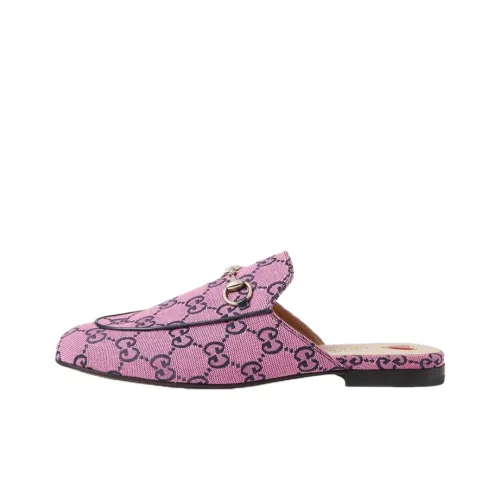 GUCCI 2015 RE Edition Princetown Мюли Женские Розовый