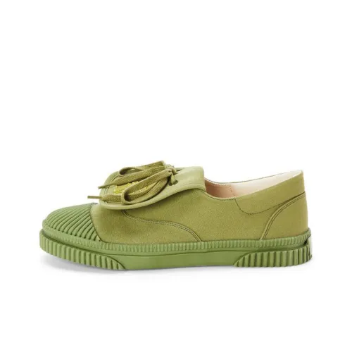 LOEWE Anagram Low Топ Кеды Женские Зеленый