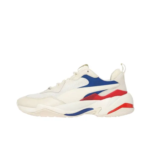 PUMA Thunder MID Топ Толстая подошва Кроссовки Женские Белый Синий Красный