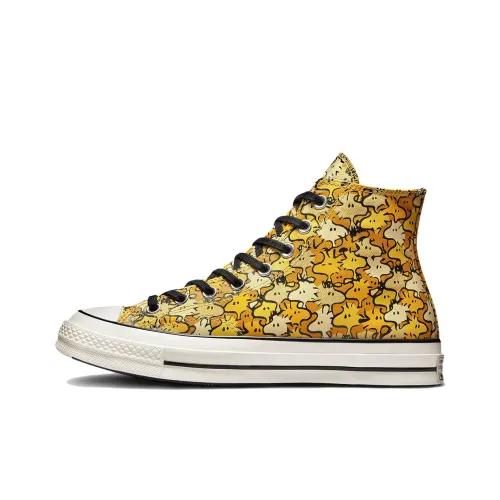 Peanuts x Converse Chuck Taylor All Star High Топ Кеды Унисекс Golden Стрелка Желтый