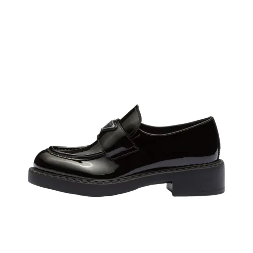 PRADA Женские повседневные туфли Платформа Женские Черный