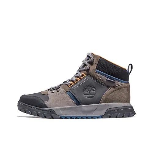 Timberland Boulder Trail Trekker Chukka Устойчивый к истиранию Аутдор Серый Черный