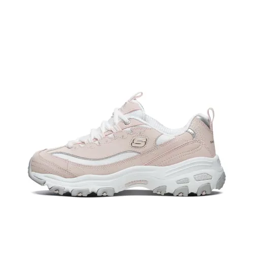 Skechers D'LITES 1,0 Амортизация Устойчивость к истиранию Легкий Низкий Топ Кроссовки с толстой подошвой Женские