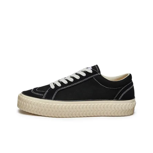 Excelsior Low-Top Canvas Shoes Carbon Black Unisex Экскелсиор Низкие Кеды из Хлопка Угольный Черный Унисекс