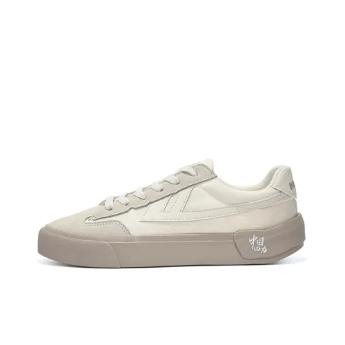 Warrior Low-Top Canvas Shoes Beige Unisex Warrior Низкие кеды Бежевые Унисекс