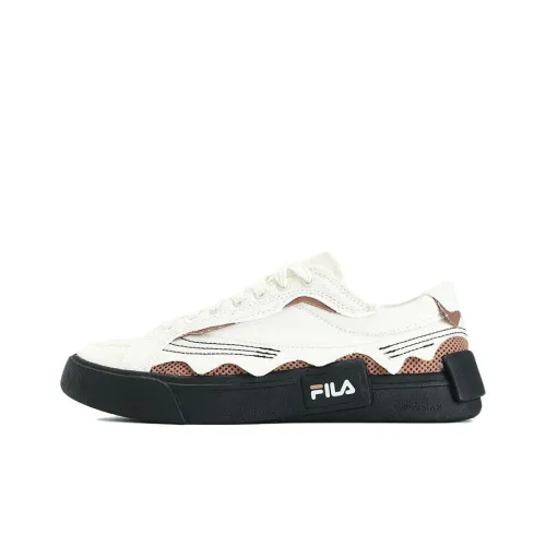 FILA FUSION POP Низкий топ Кеды Женские Черный Белый Коричневый