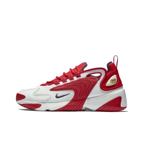 Nike Zoom 2K Non Slip Легкий Низкий Топ Толстая Подошва Мужские Кроссовки Красный Белый