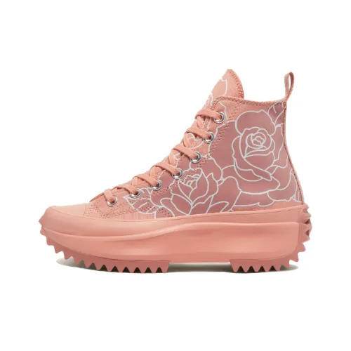 Converse Run Star Hike High Топ Кеды Женские Неоновый Розовый