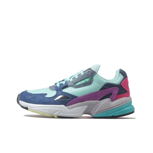 Adidas Originals Falcon Anti-Slip Lightweight Low-Top Footwear Women's Blue Purple