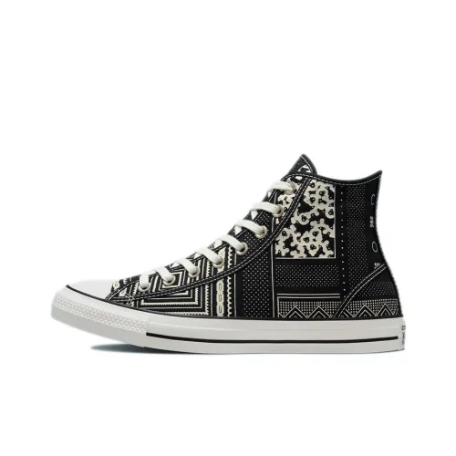 Converse Chuck Taylor All Star Ctas Hi High Топ Кеды Унисекс Черный Белый