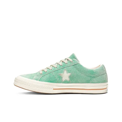 Конверс One Star Series Low 'Смелый Нефритовый' Низкие Кеды Унисекс Зеленый Белый