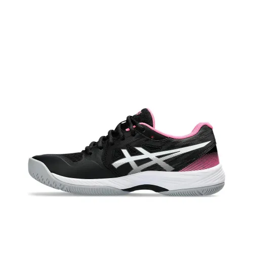 Asics Gel Court Hunter 3 Амортизация Износостойкие Низкие Кроссовки для Бадминтона Женские Черно-Белые