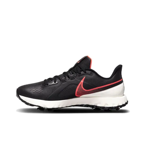 Nike Shock Absorbers Slip-Resistant Low Top Golf Shoes Unisex Black Red Найк Шок Абсорберз Антискользящие Низкие Топы Обувь для гольфа Унисекс Черный Красный