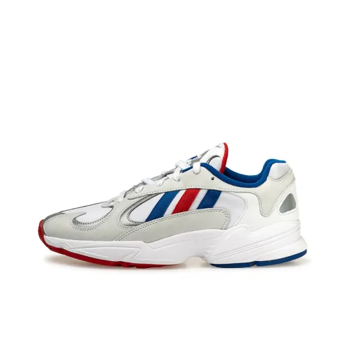 Adidas Originals YUNG 1 Амортизаторы Shock Absorbers Противоскользящие Устойчивые к истиранию Низкий Топ Кроссовки Slip Resistant Abrasion Resistant Unisex Белый