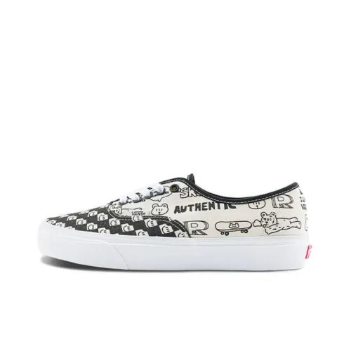 OTW NUTTSH x Vans Authentic Series Low Топ Кеды Унисекс Черный белый