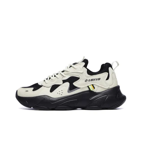 LOTTO Низкие кеды Low Top Экрю/Обсидиановый черный Мужской