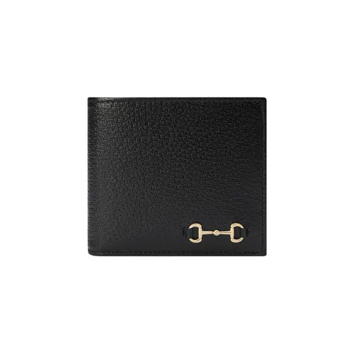 GUCCI Кожа Монетница Кошелек Мужской Черный