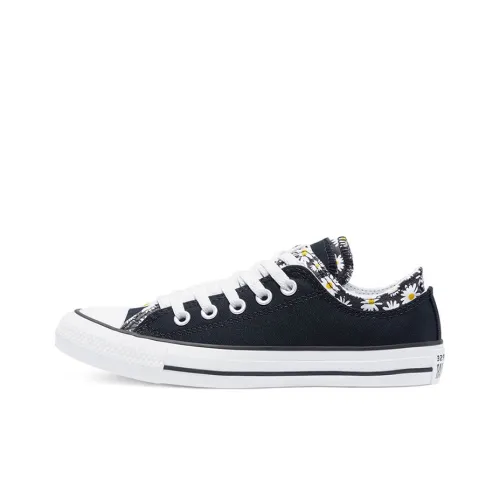 Converse Chuck Taylor All Star O Low Top Кеды Женские Маленькая Ромашка Черный