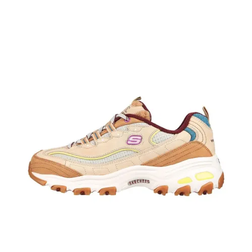 Skechers Luxe Шерпа D'Lites Bright Joy Низкий Топ Кроссовки с Толстой Подошвой Женские